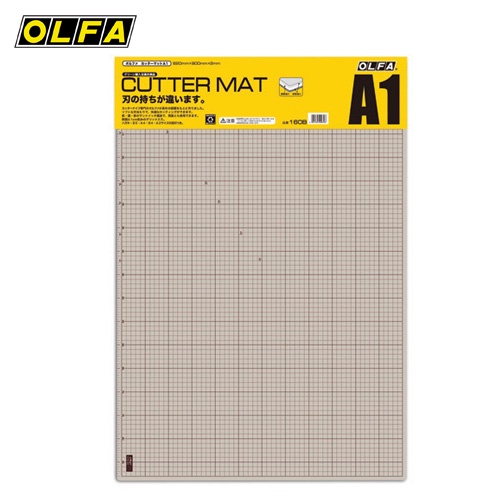 OLFA 日本原裝 CM-A1切割墊(灰褐、黑色兩面) 切割墊 切割板 桌墊