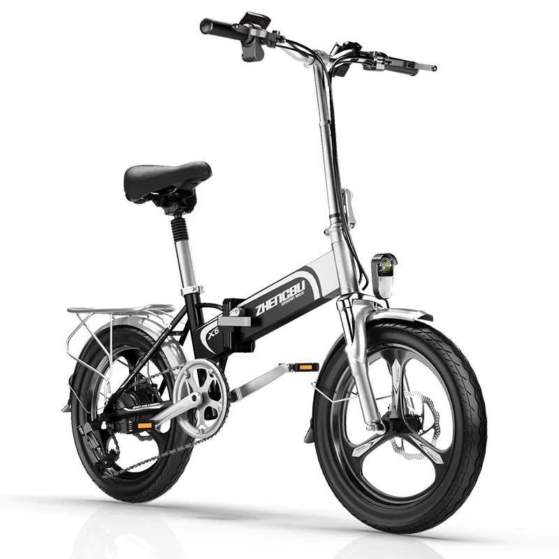 (二手_限面交)折疊電動自行車 14吋鋁圈 (含兩組鋰電池與充電器)
