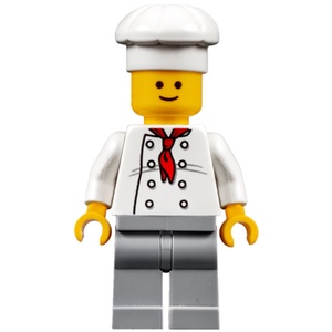 磚家 LEGO 樂高 人偶 City Baker Chef 貝克 廚師 10255 twn269