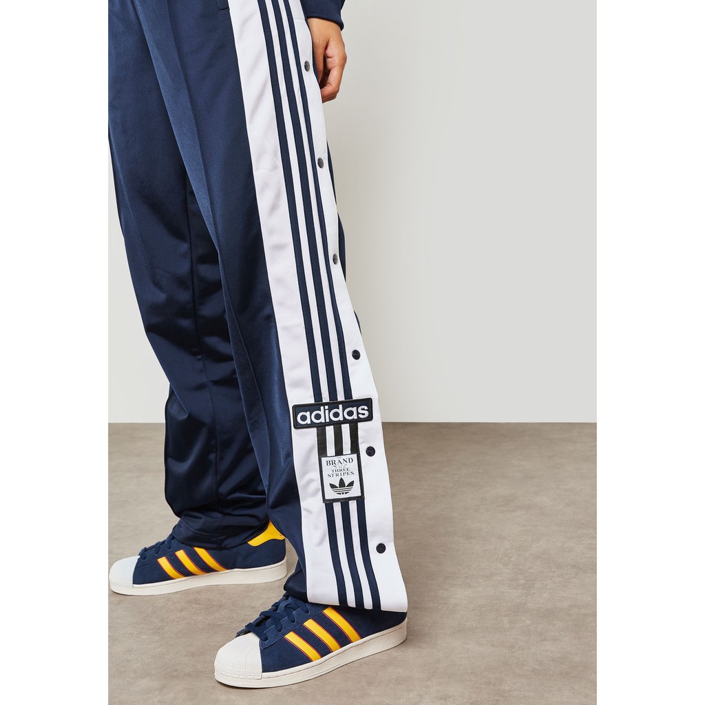 Adidas Adibreak Track Pants 深藍粉寬褲復古DH3155 DN3163 | 蝦皮購物