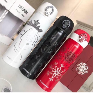 限量✨星巴克復古女神 Starbucks 膳魔師 施華洛世奇 保溫杯 真空 水晶鑲鑽 聖誕款 不鏽鋼 隨身瓶 500ML