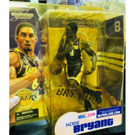 NBA 麥法蘭 3代 Kobe Bryant McFARLANE 湖人 小飛俠 科比 曼巴 變體版 紫衣 黃衣