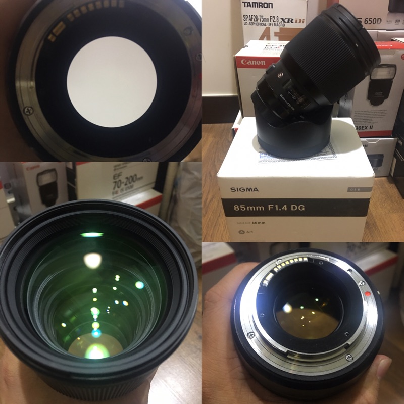 二手美品 含B+W保護鏡 Sigma 85mm f1.4 DG ART for canon 85art 人像鏡