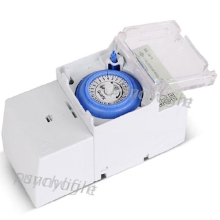 PCF* SUL181H機械定時器開關220V 16A 24H 8設定手動/自動控制器