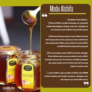 Madu Al Shifa Natural Honey Murni asli Saudi Arabia 阿拉伯蜂蜜