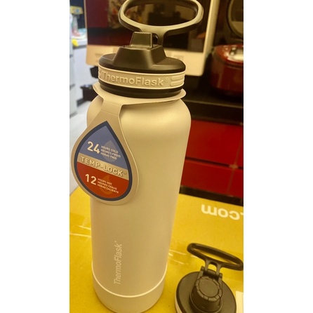 2022 升級版Thermoflask 不鏽鋼水瓶 水壺  保溫 保冷 不銹鋼保冷瓶 附二款瓶蓋Costco