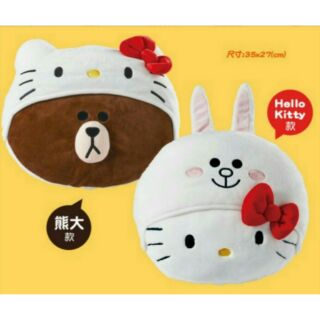 7-11 Hello Kitty&Line熊大 限量抱枕