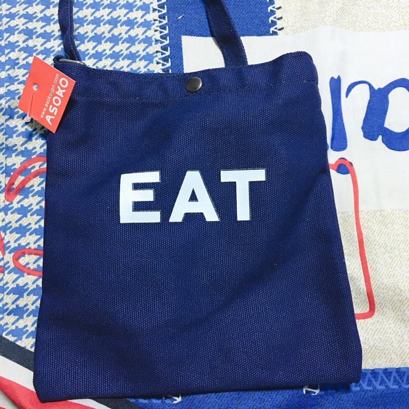 Exo Kai 金鍾仁日本正版asoko Eat 吃貨同款包小提袋側背包 蝦皮購物