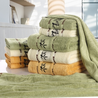 竹纖維毛巾套裝家用浴巾成人強吸水面巾厚吸水浴室毛巾
