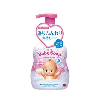 牛乳石鹼COW Q比嬰兒泡泡沐浴乳(嬰兒皂香)400ml