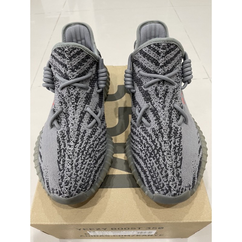 二手 Adidas Yeezy Boost 350 V2灰橘 2.0灰斑馬 冰藍椰子 運動鞋 襪鞋 台灣公司貨 us10