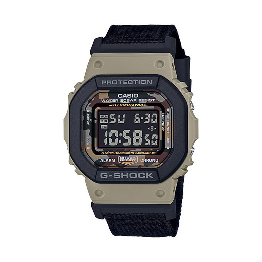 [FLOMMARKET] Casio G-shock DW-5610SUS-5 Utility 沙漠迷彩 雙錶帶