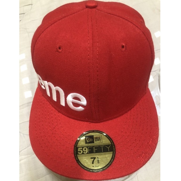 全新正牌Supreme  羊毛帽子U.S.A美國製🧢刺繡 棒球帽🧢休閒帽🧢遮陽帽。紅色。黑色