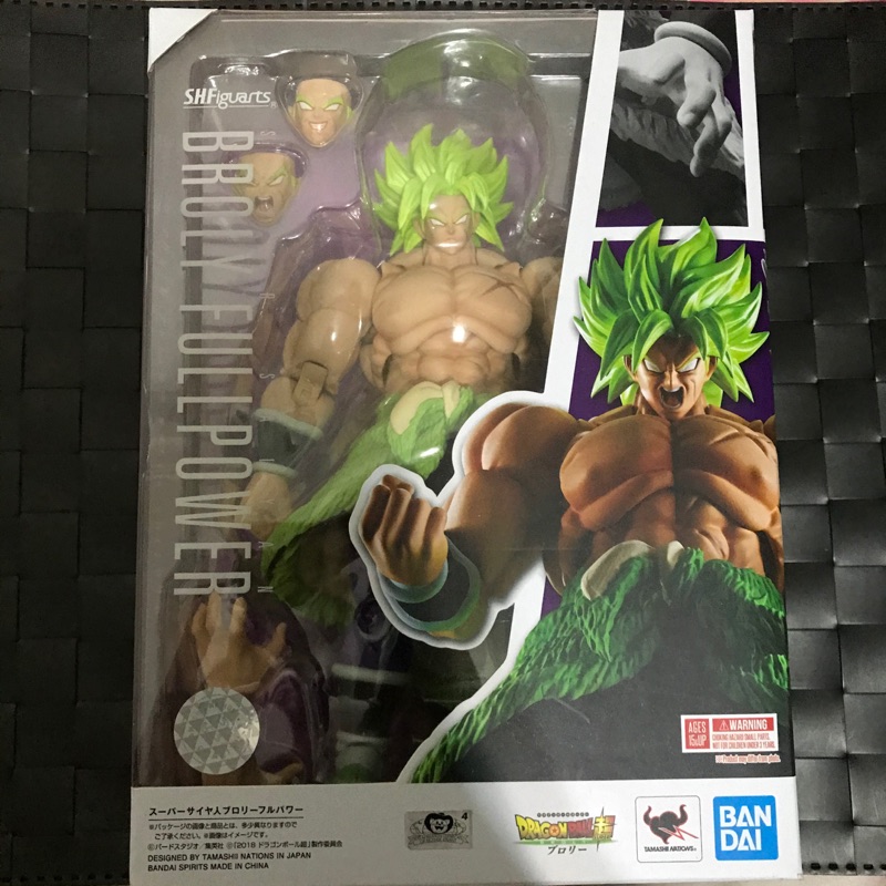 正版 SHF 七龍珠超 布羅利 全力 Broly full power 現貨