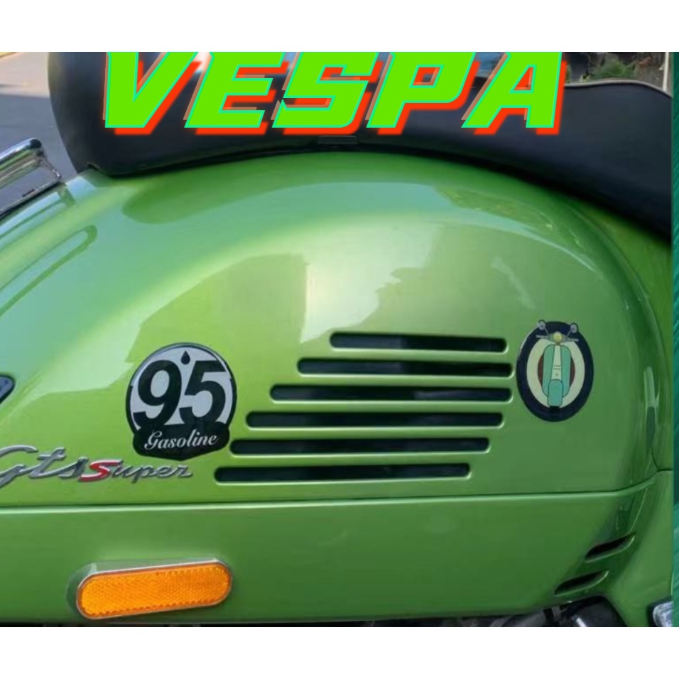 VESPA Primavera sprint 150 GTS300GTV RA改裝磁車貼馬里奧皮卡丘貼紙