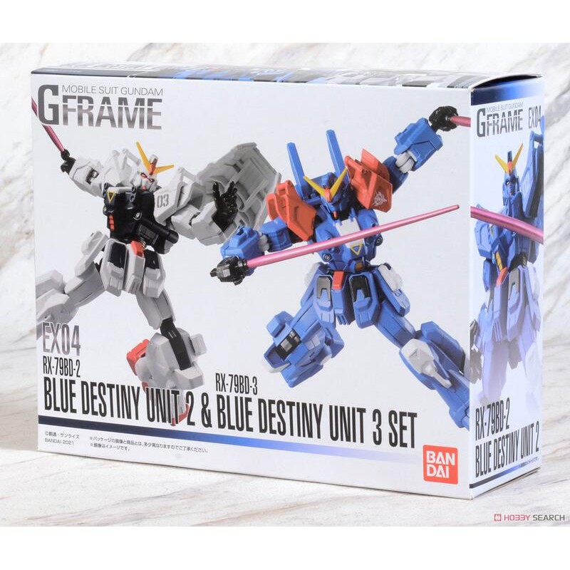 全新正版現貨 BANDAI 盒玩 鋼彈 GFRAME EX04 蒼藍命運 2號機&3號機套組 蒼藍宿命