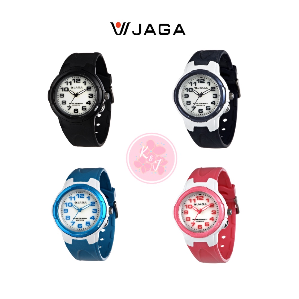 【JAGA捷卡】 K&amp;J SHOP 台灣廠商 學生錶 指針錶 防水 AQ71A