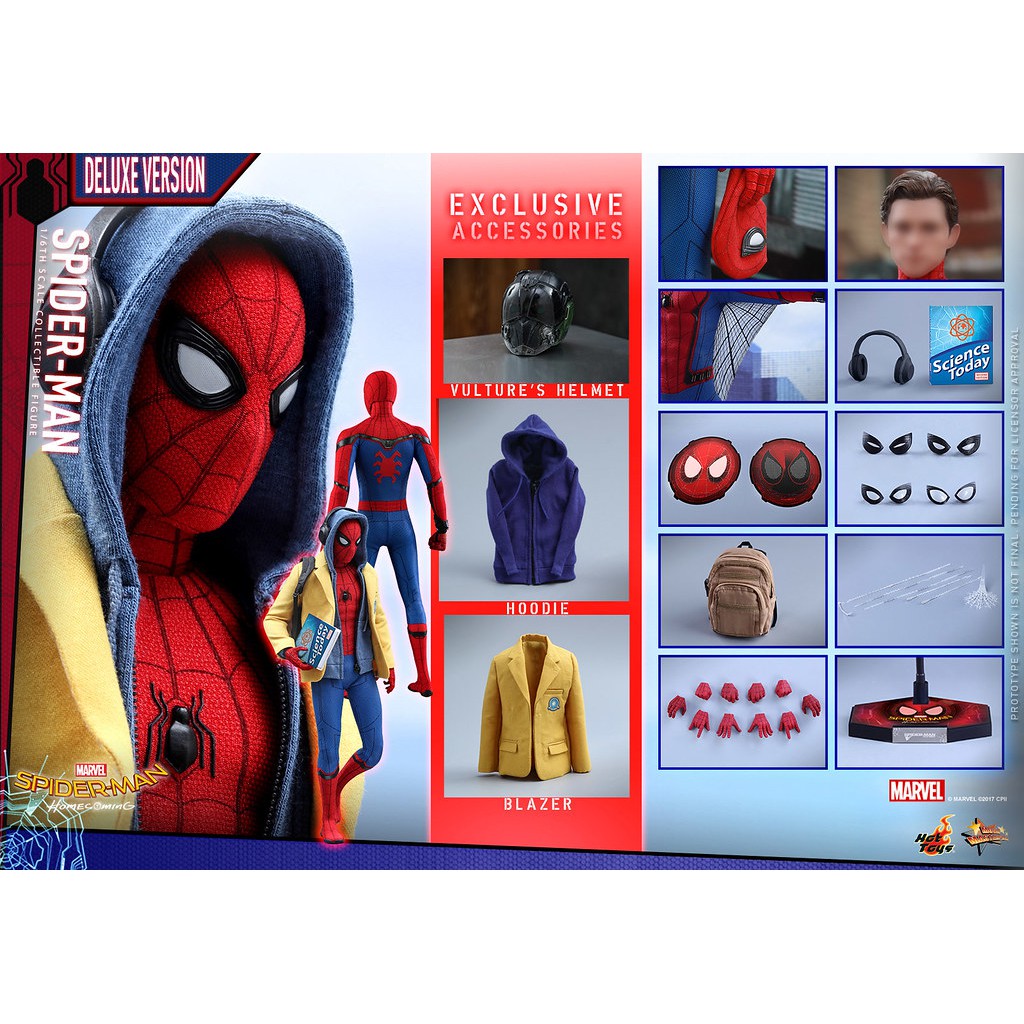 野獸國 Hot Toys – MMS426 –【 蜘蛛人 返校日 豪華版 Spider Man 】1/6非 MMS414