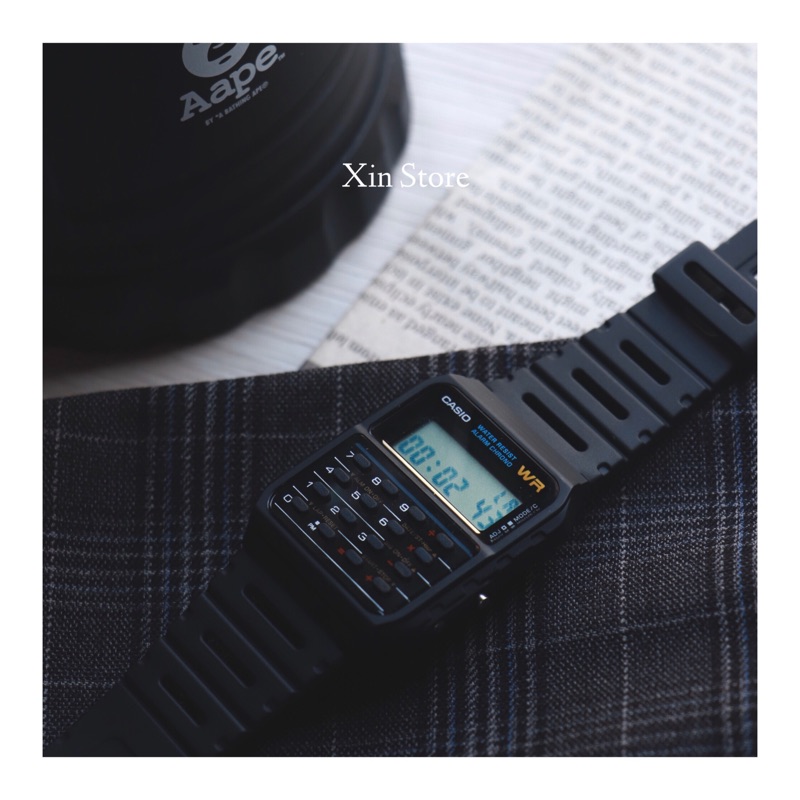 Xin Store🔹 Casio Watch 卡西歐 計算機錶 復古 生活防水 腕錶 黑