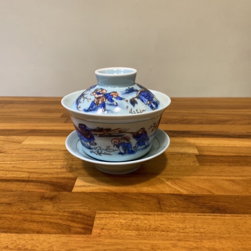 [Chengyuan***] 台灣製造 早期蓋碗 泡茶蓋碗 立體茶碗 敬神杯 拜拜杯子  宜龍蓋碗 供杯 泡茶茶杯