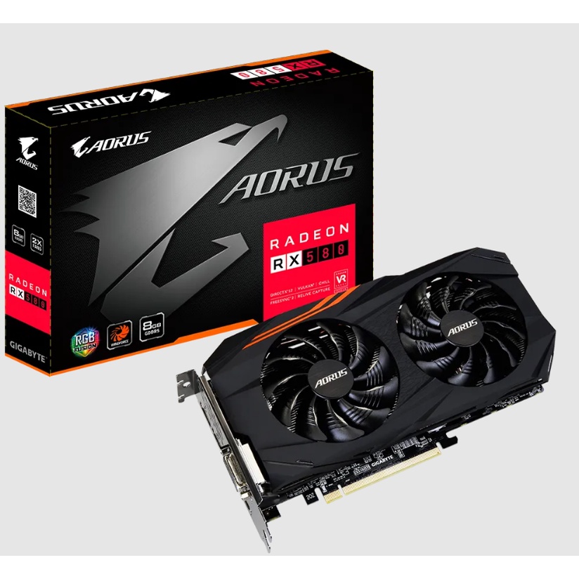 Gigabyte RX 580 Gaming 8G (強化背板)