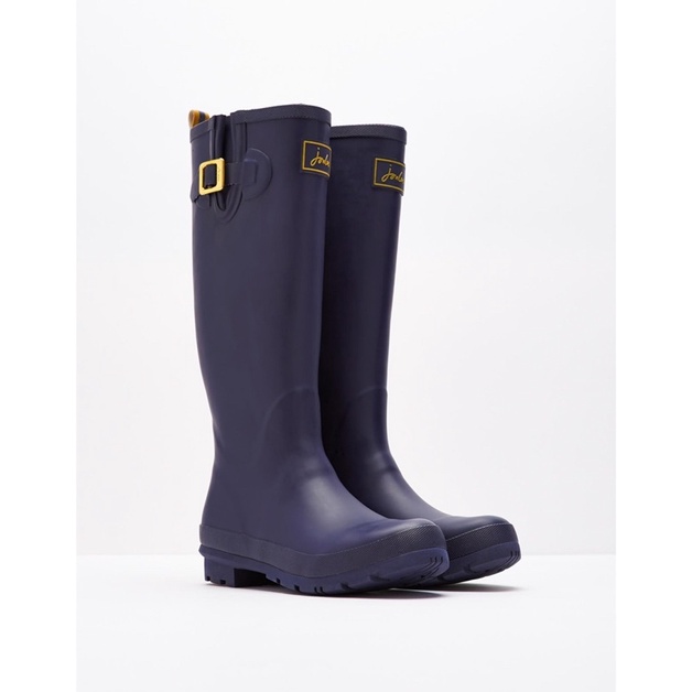 Miolla 英國品牌Joules 深藍色高筒雨靴/雨鞋