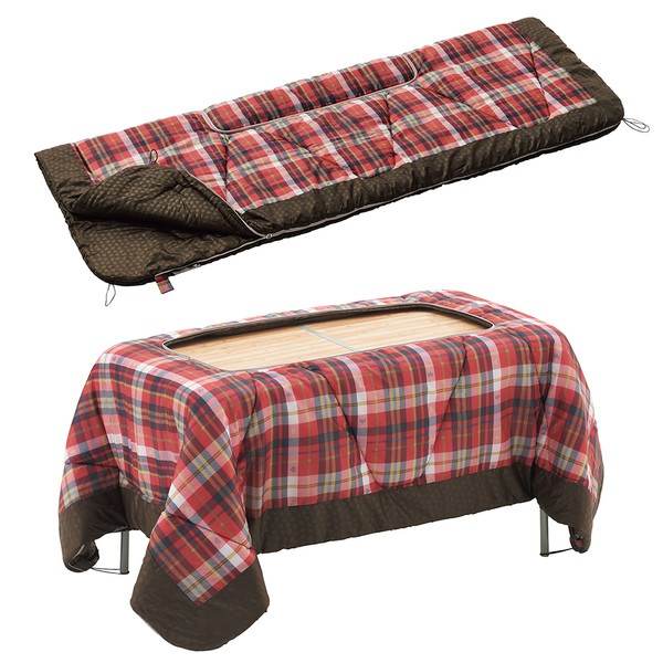 【OUTDOORZ 我不在家】LOGOS-兩用暖桌睡墊120x60x70cm #72601050