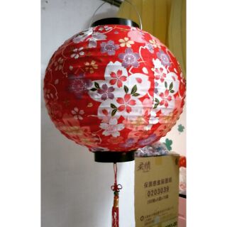 【客家花布手工燈籠】日式櫻花花布燈30公分_數十種款式