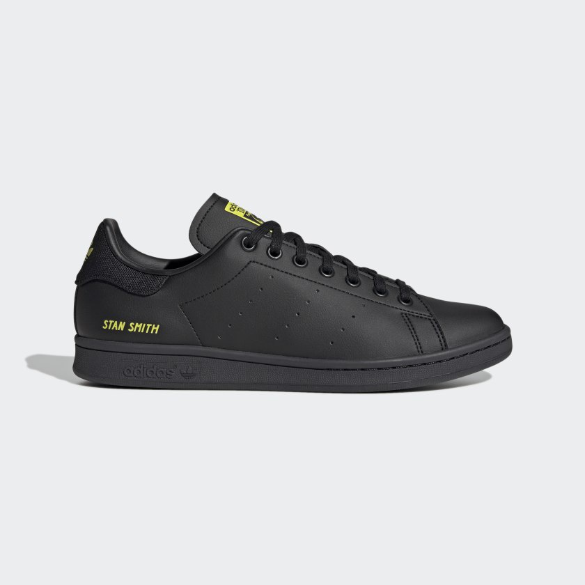 【小八】Adidas Stan Smith Black Semi Solar Yellow 黑 螢光綠 H00326