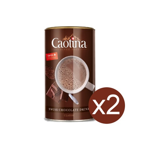 『限購三組』可提娜 Caotina 頂級瑞士巧克力粉 500g x 2瓶