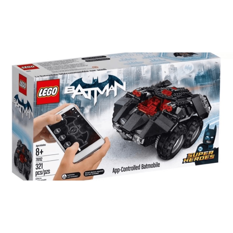 現貨一組！LEGO 76112 app-controlled mobile 蝙蝠遙控車