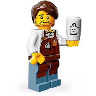 【臺中翔智積木】LEGO 樂高 樂高玩電影 71004 10號 Larry the Barista 咖啡店員