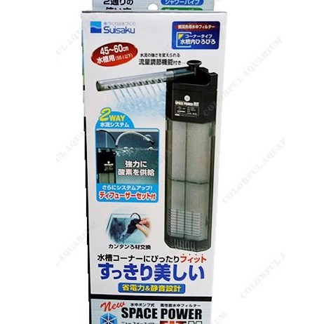 日本SUISAKU水作 內置過濾器 M (舊款) 低水位過濾器 過濾器打氣 過濾器抽水 過濾器揚水 過濾器溶氧