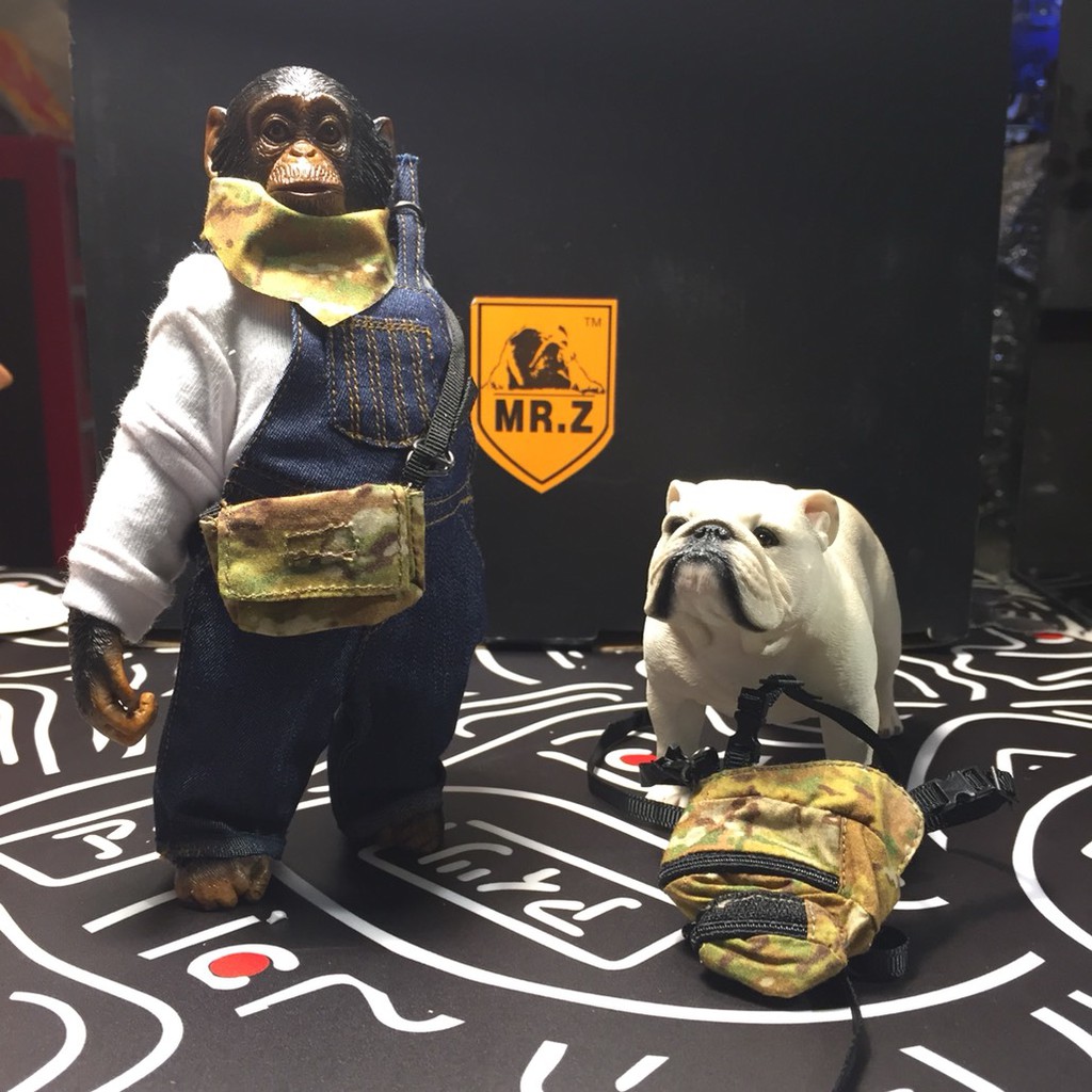🔥新商品入荷🔥現貨 新品 小龐 詹姆士 緯來日本台 Mr.Z 模擬動物第二十三彈 普通版 黑猩猩 鬥牛犬 套裝組