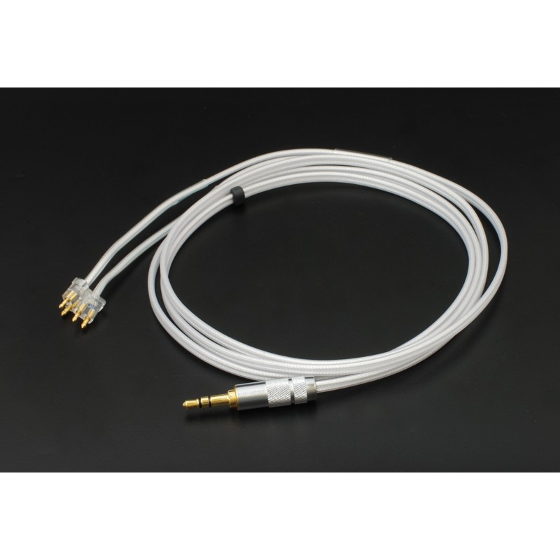 ｜FitEar Cable 005｜須山補聽器 銀/黑 3.5 直頭 耳機 線材 升級線 日本公司貨｜加煒