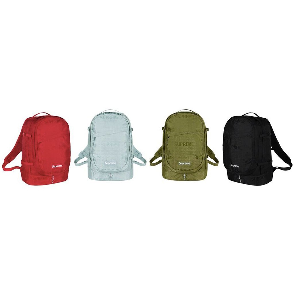 【Club Design】SUPREME BACKPACK 46TH 後背包 黑/紅/水藍