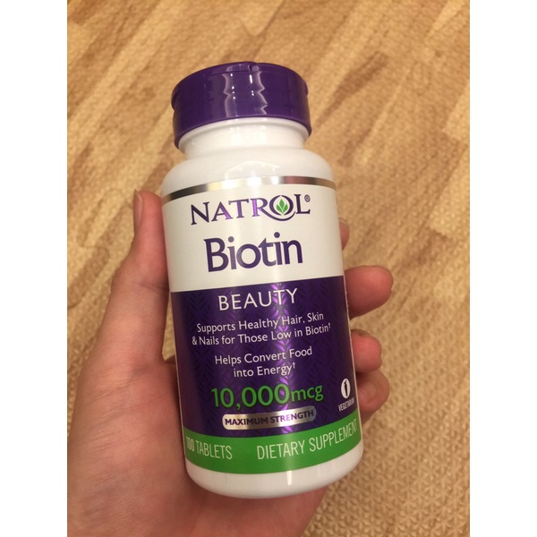 (laz0924已保留,勿下單)Natrol 生物素 Biotin 100錠 含運