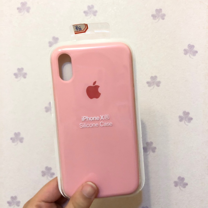 iPhone xr粉色磨砂手機殼（全新）