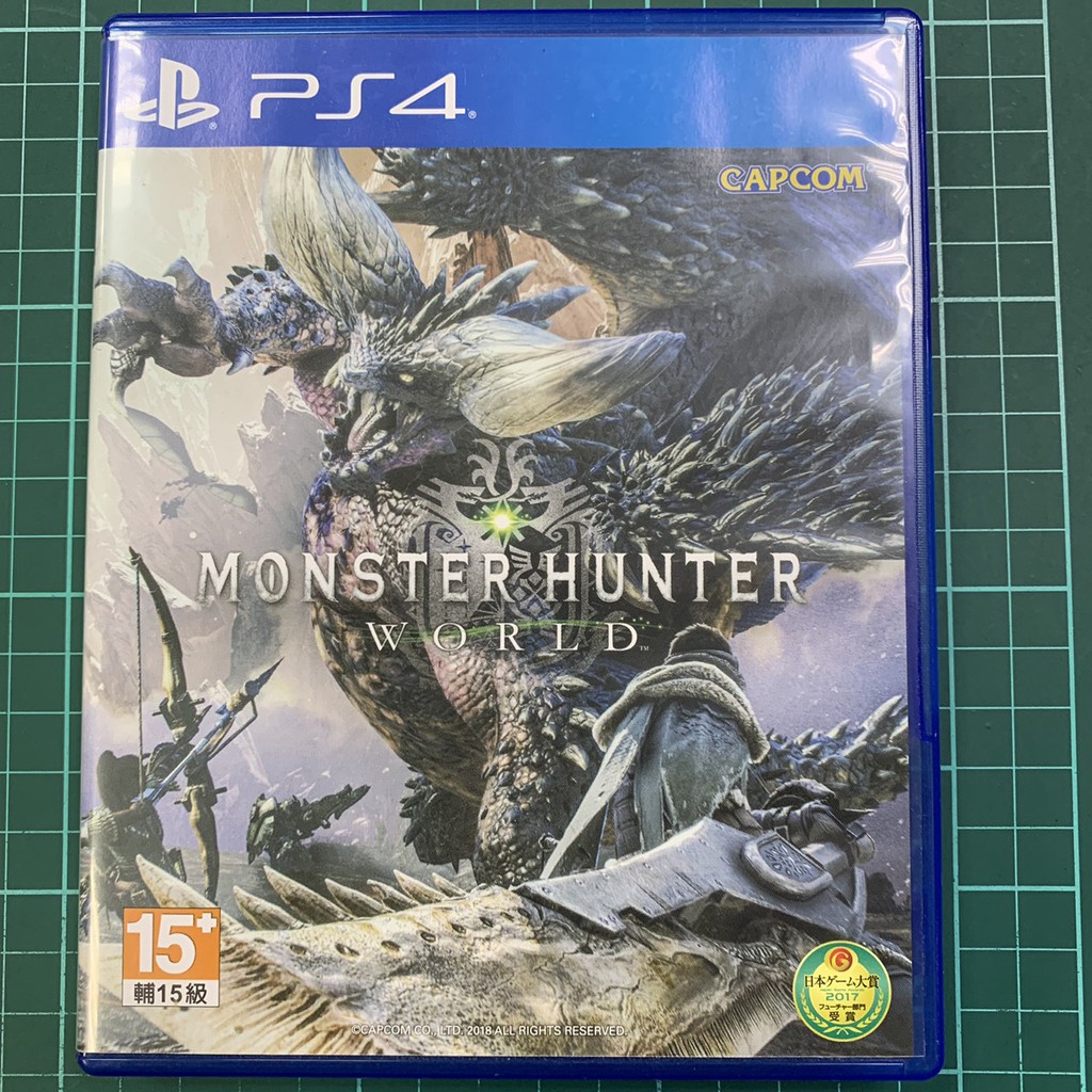 二手商品 PS4 魔物獵人 世界 中文版