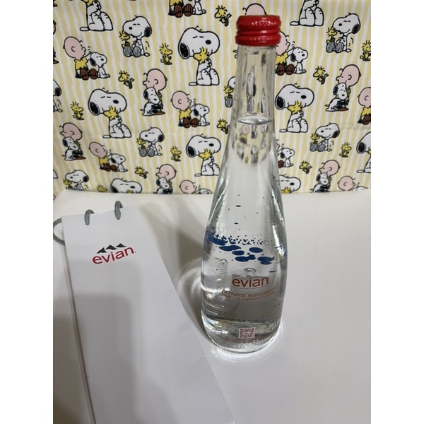 Evian 阿爾卑斯山礦泉水 75cl限量紀念玻璃瓶