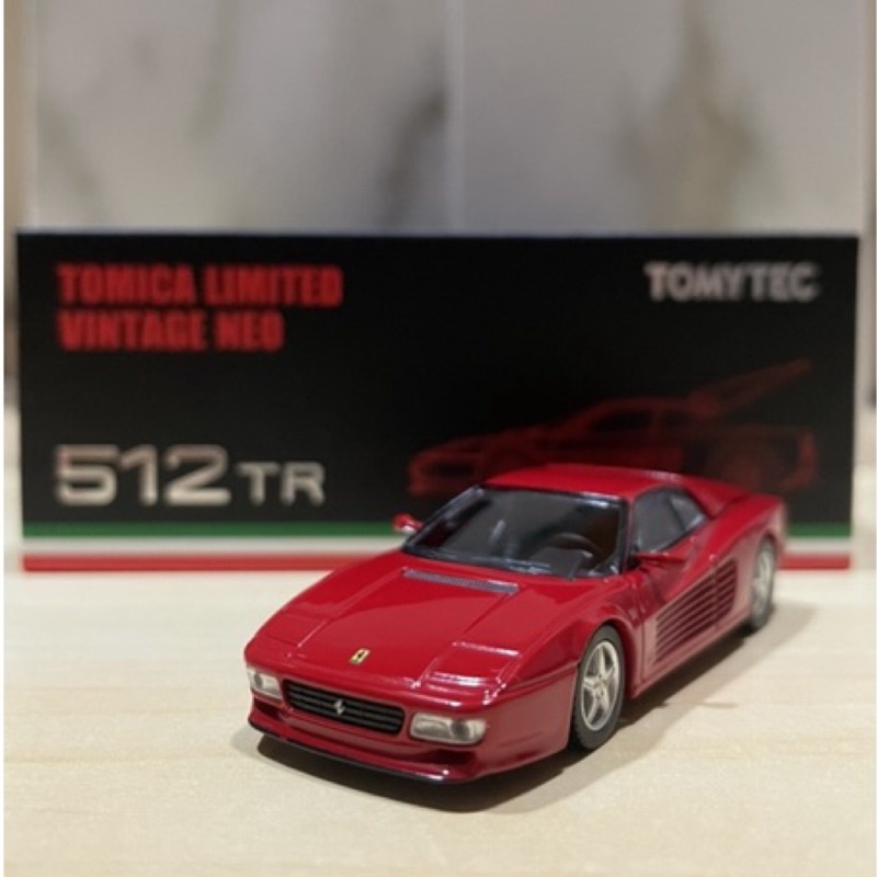 Tomica Tomytec TLV Ferrari 512TR 法拉利 紅 美品