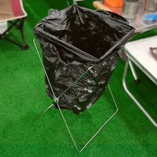 垃圾架-大 垃圾袋吊架 環保置物架 摺疊式垃圾袋掛架 戶外垃圾桶(限宅)【DI101】