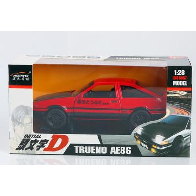 「車苑模型」建元  新款1:28升級版上市  1:32 頭文字D 藤原 TOYOTA AE86 聲光迴力