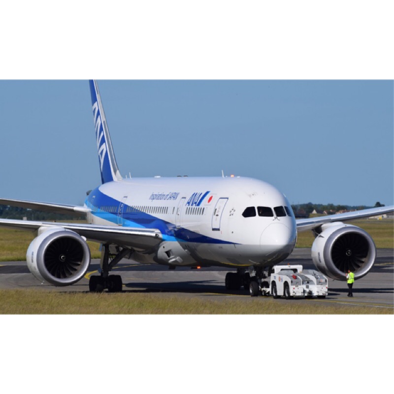 日本ana 1 500 波音boeing 787 8 トリトンブルー塗装夢幻客機波音787 787 蝦皮購物