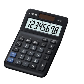 CASIO MS-8F 迷你桌上型商業計算機 8位數 超大顯示屏 電池 / 太陽能 雙電源