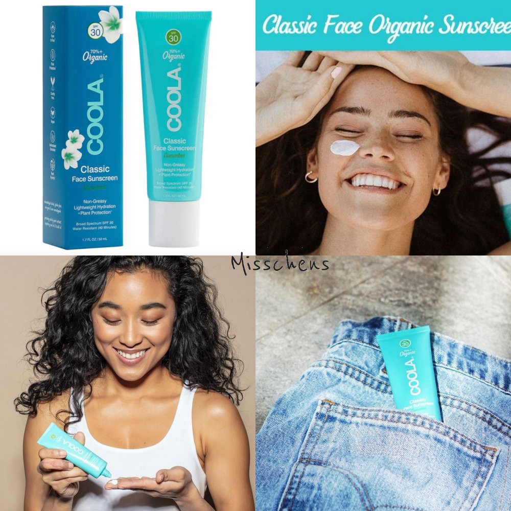 coola classic face organic sunscreen lotion
