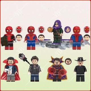 MARVEL 兒童拼裝玩具相容我的世界漫威蜘蛛俠兒童玩具