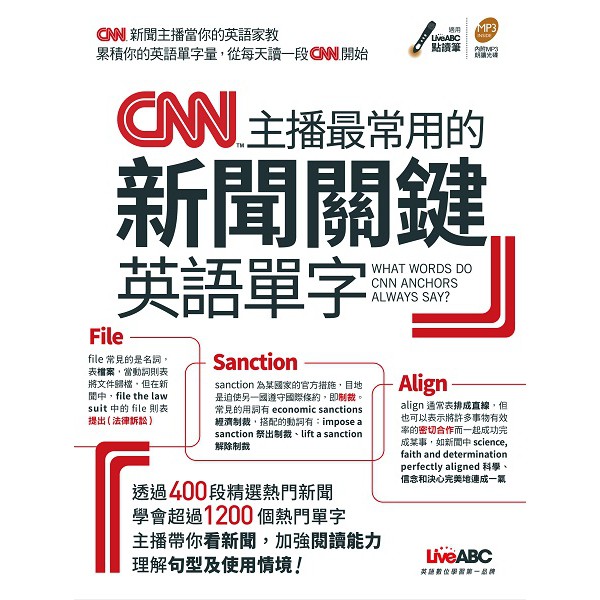 Cnn主播最常用的新聞關鍵英語單字 蝦皮購物