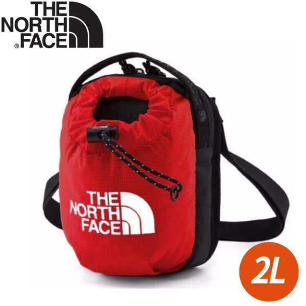 【The North Face 2L 背提包《紅黑》】52RY/斜背包/小背包/側背包/休閒背包