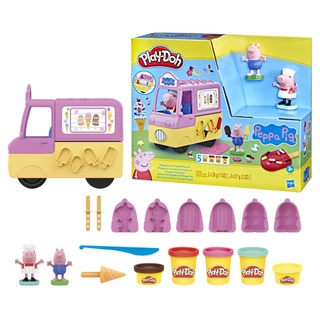 (孩之寶)培樂多Play-Doh 佩佩豬冰淇淋車遊戲組